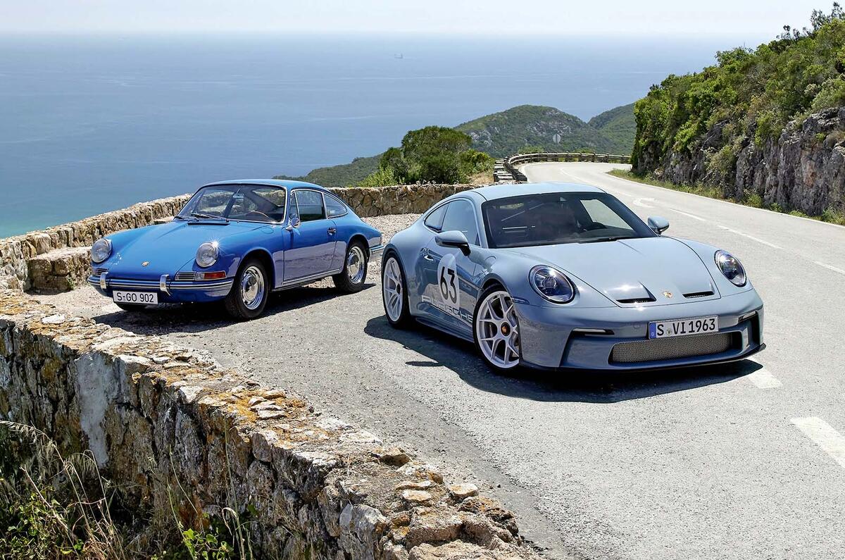 Porsche 911 old and new