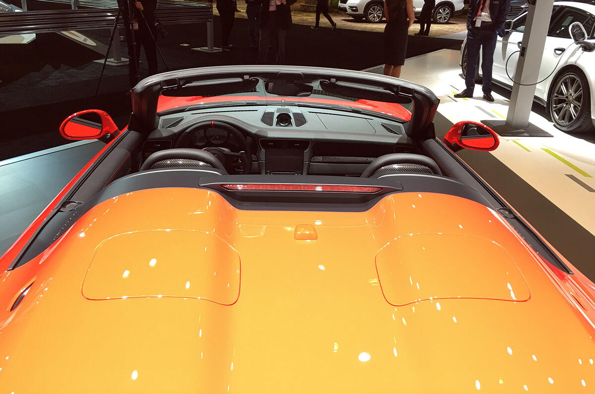 Porsche 911 Speedster 2019 - New York motor show - streamliners