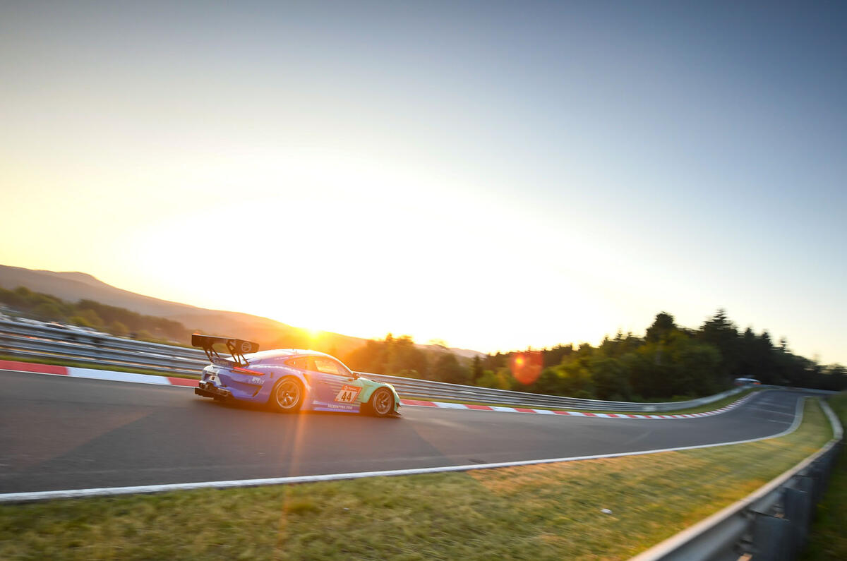 Porsche at Nurburgring sunset - Peter Dunbreck