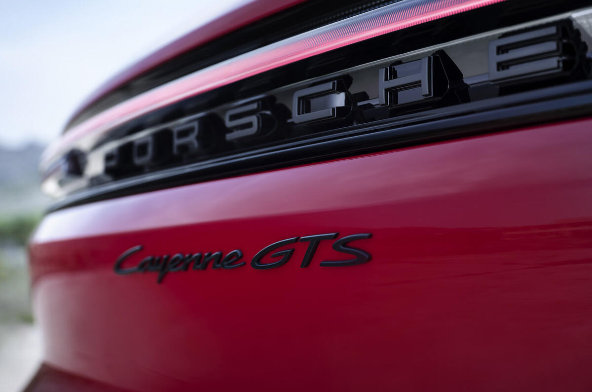 Porsche Cayenne GTS rear badge Porsche Cayenne GTS rear badge