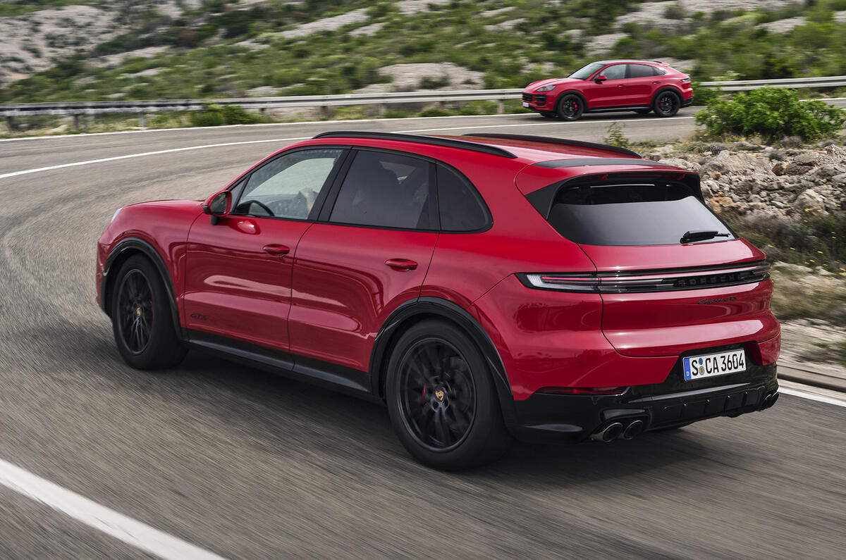 Porsche Cayenne GTS rear cornering Porsche Cayenne GTS rear cornering