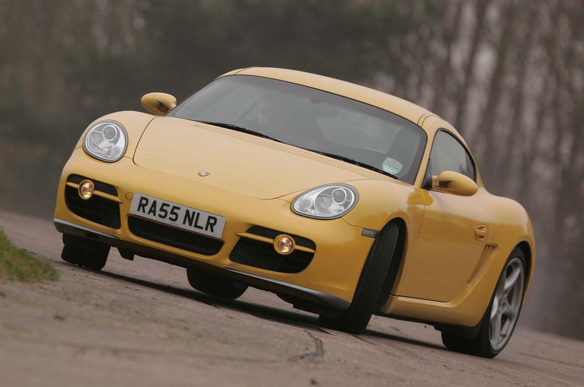 Porsche Cayman S front three quarter