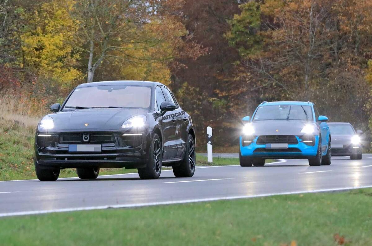 Porsche Macan facelift front two