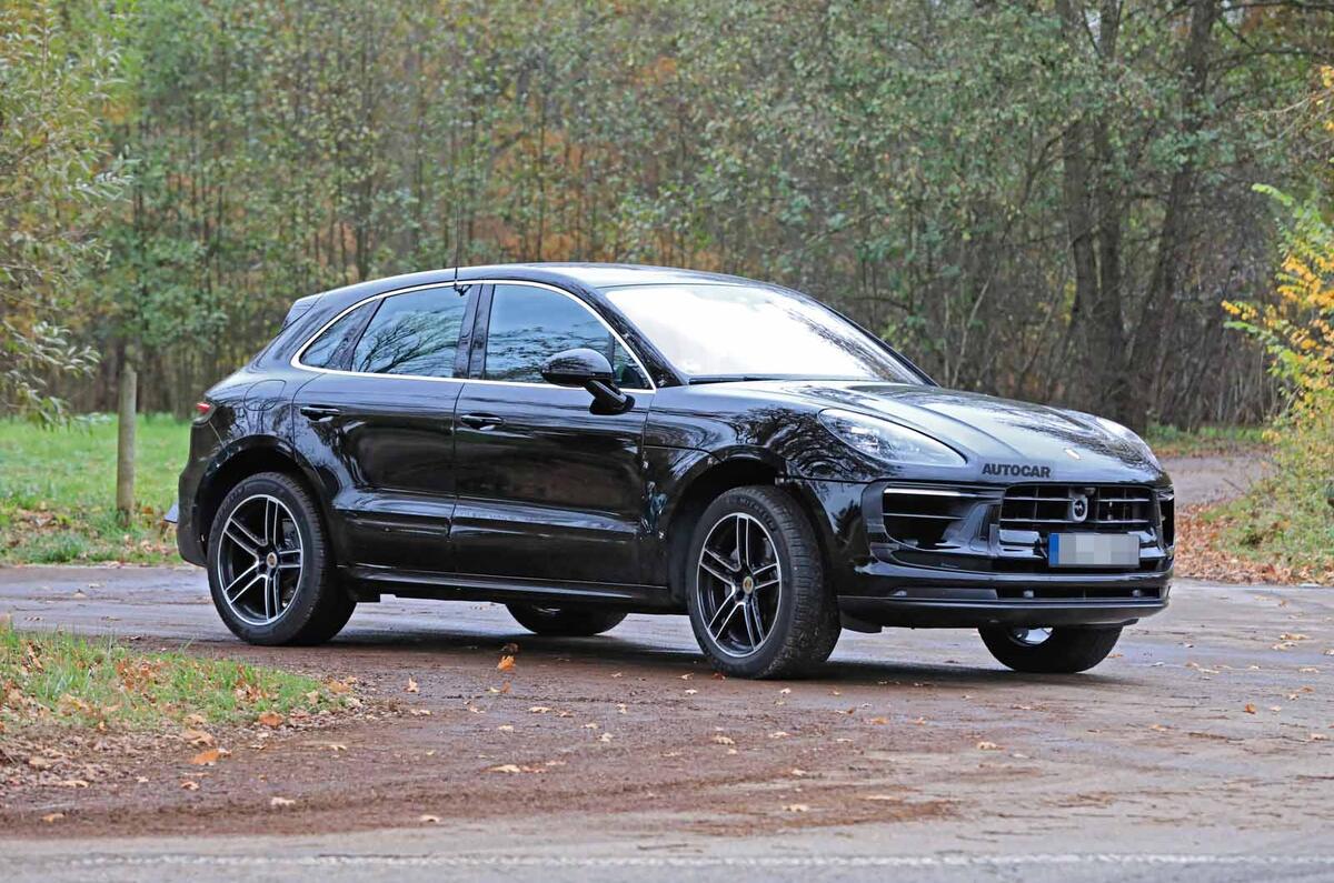 Porsche Macan facelift front side