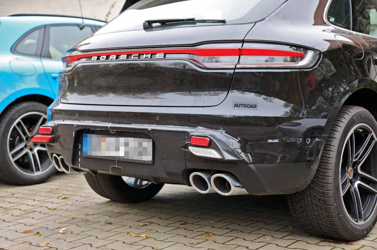Porsche Macan facelift rear close