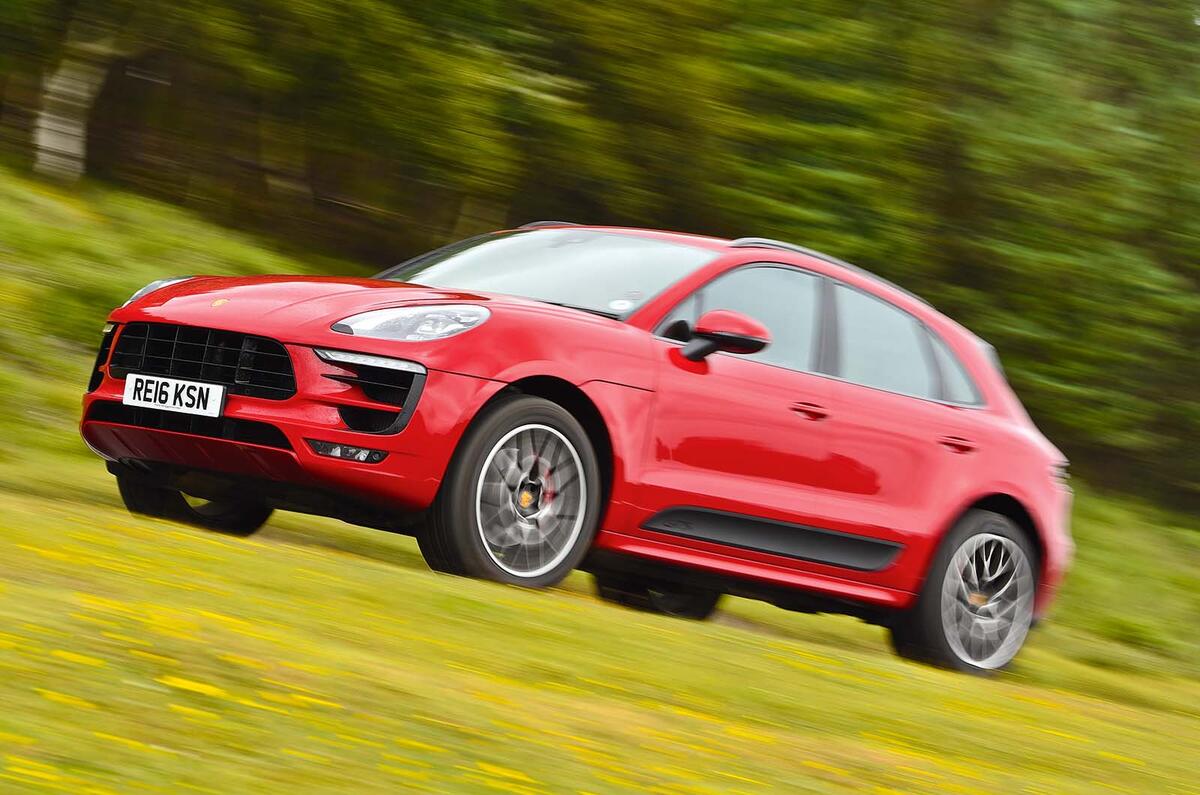 Porsche Macan GTS front three quarter Porsche Macan GTS front three quarter