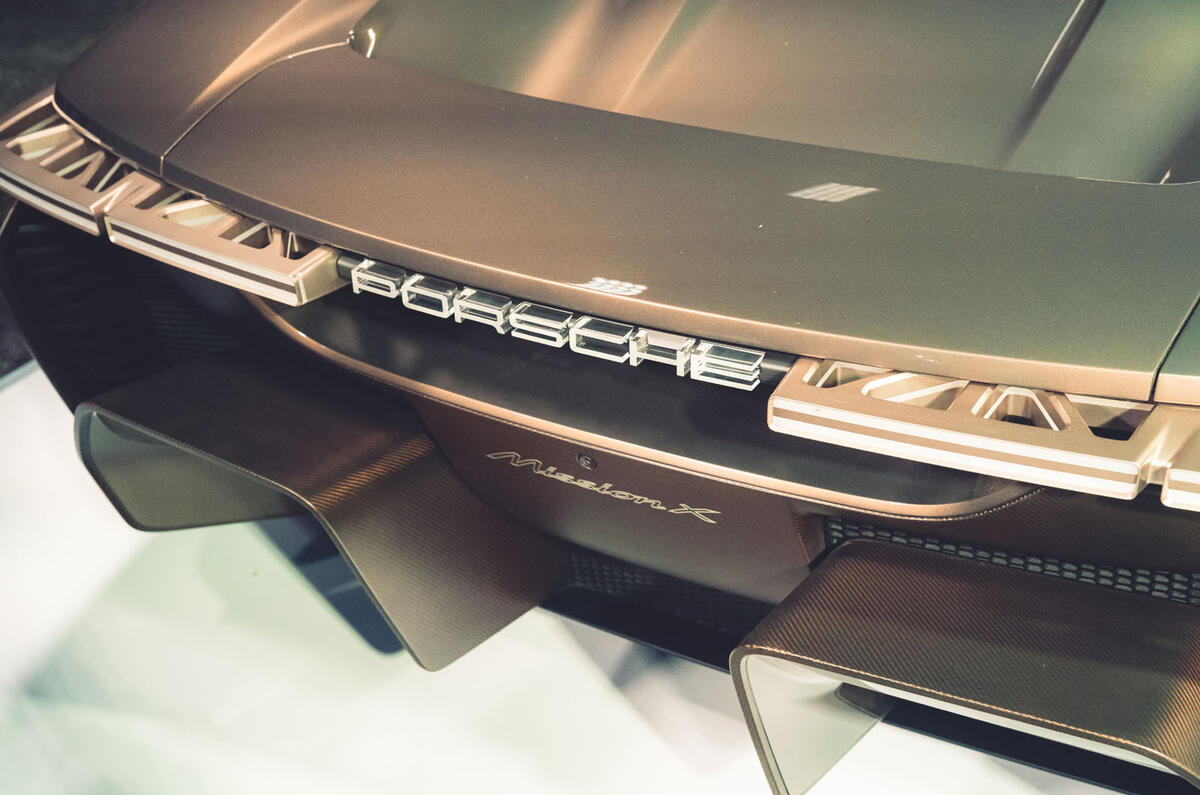 Porsche Mission X Goodwood rear Porsche Mission X Goodwood rear