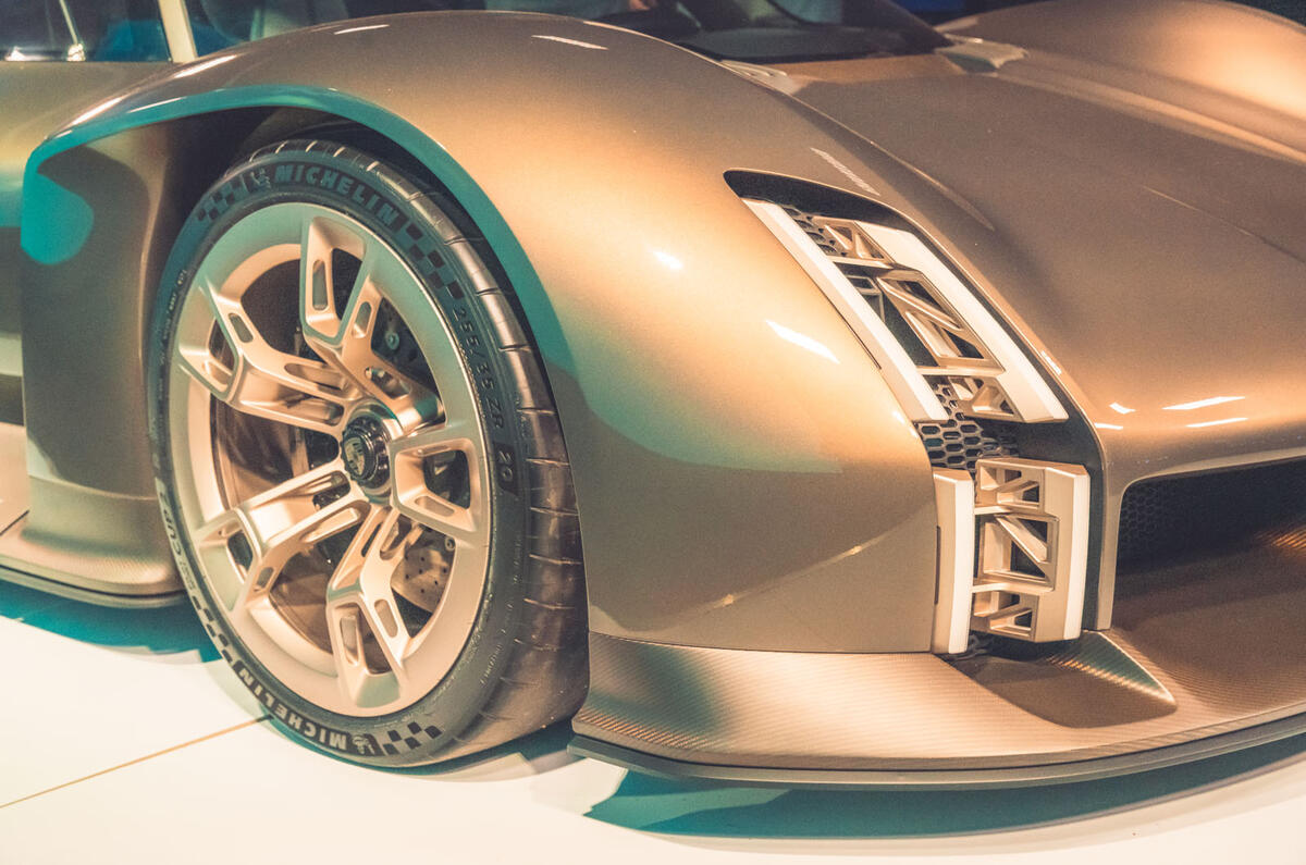 Porsche Mission X Goodwood wheel
