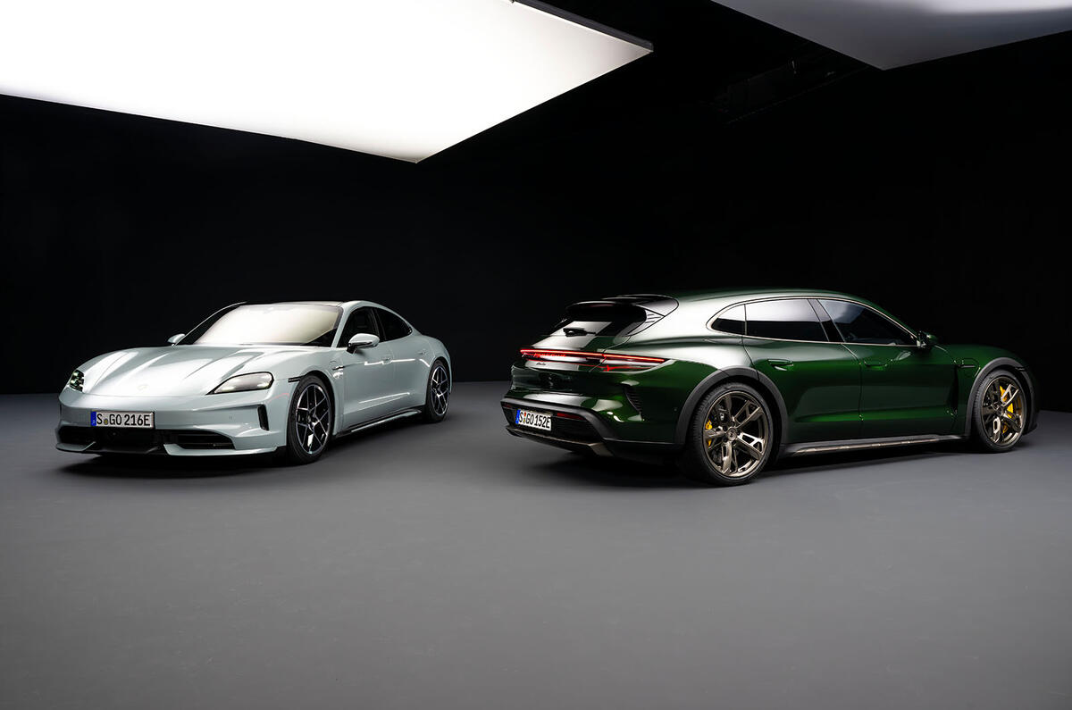 Porsche Taycan and sport turismo