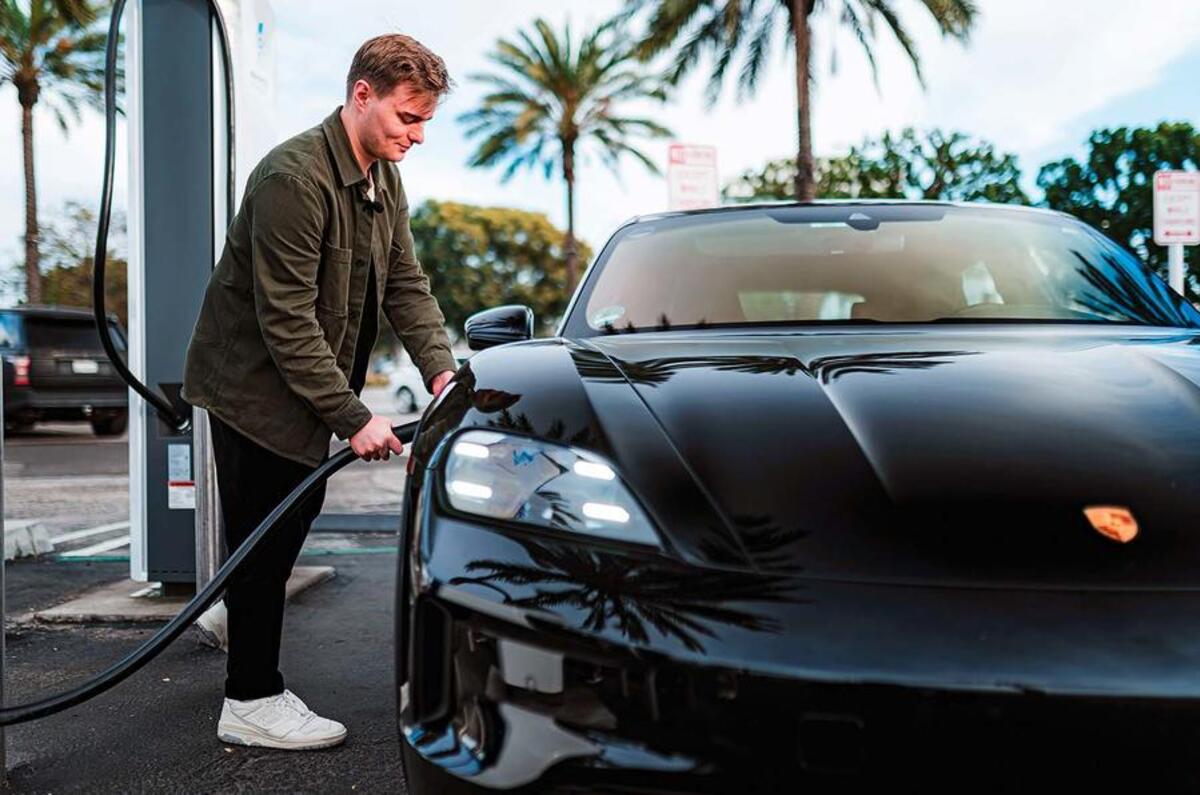 porsche taycan charging