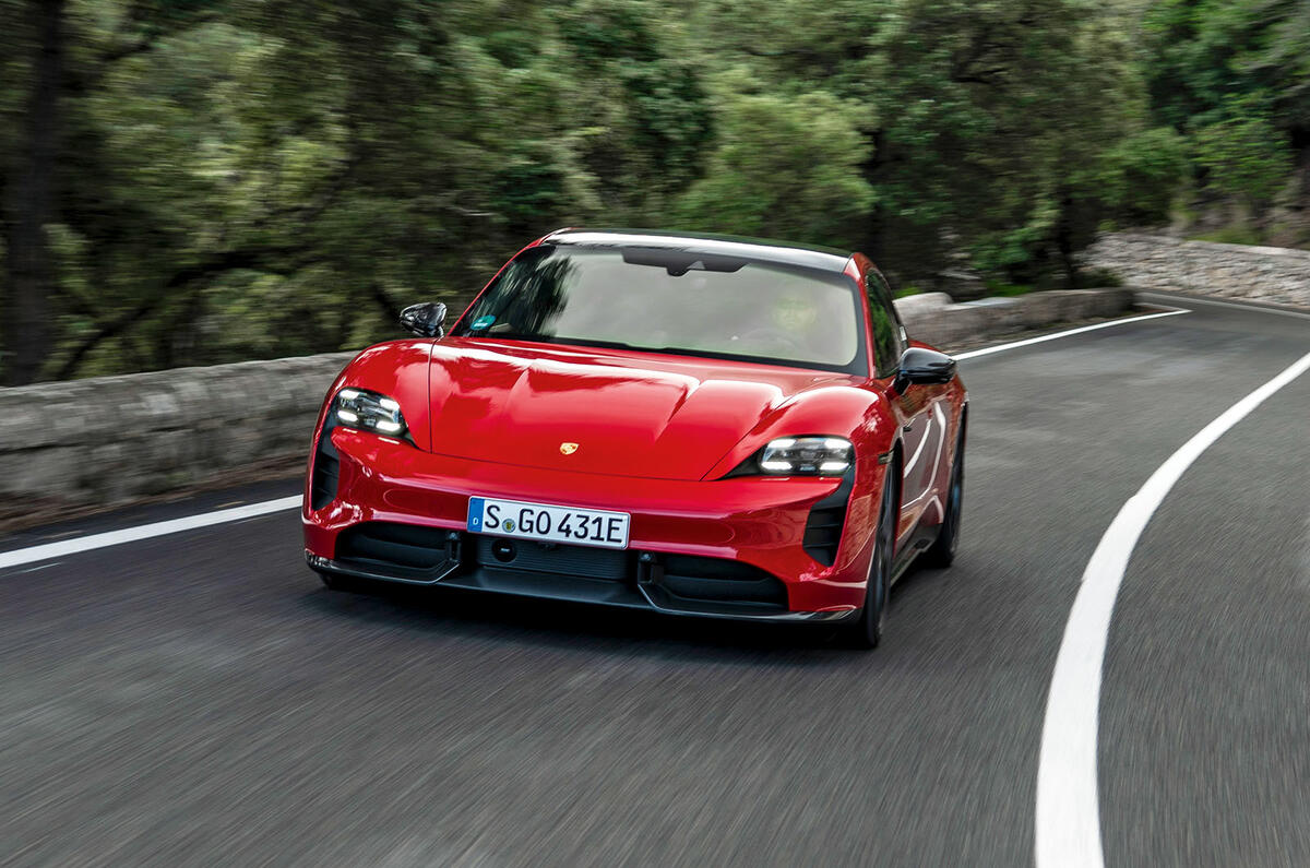 Porsche Taycan front