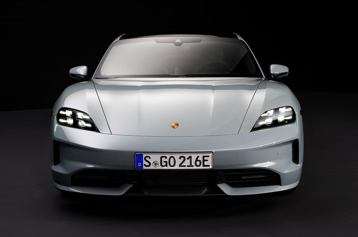 Porsche Taycan front Porsche Taycan front