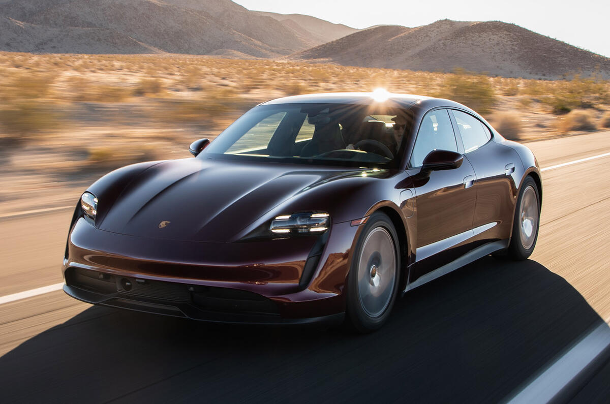 Porsche Taycan hypermiling in USA