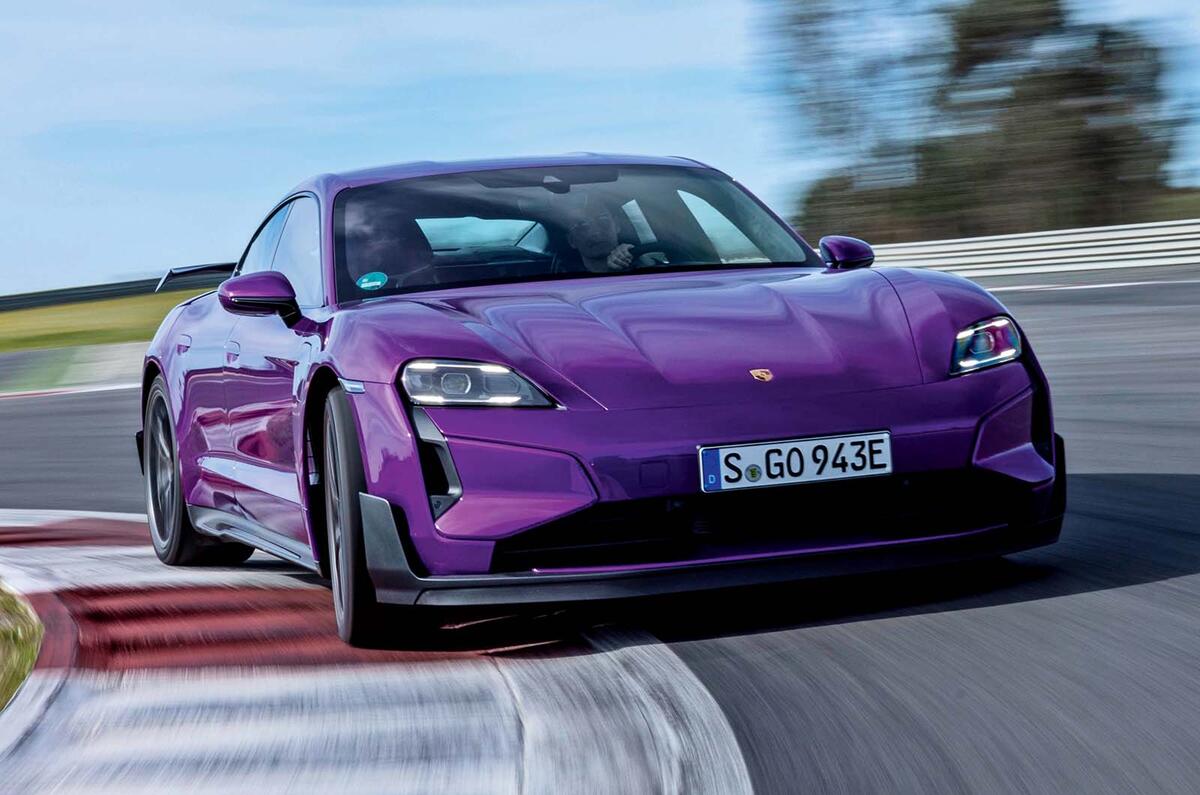 Porsche Taycan Turbo GT front Porsche Taycan Turbo GT front