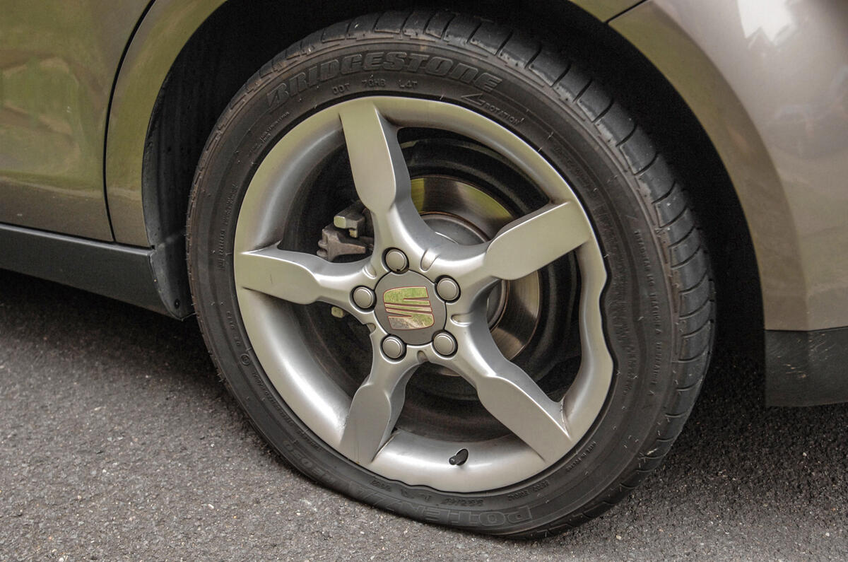 Flat tyre