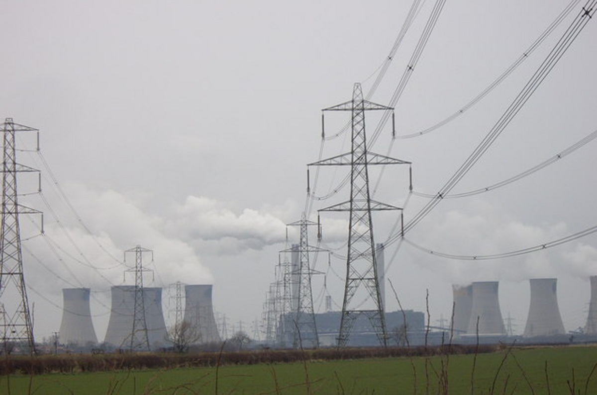 National grid power lines