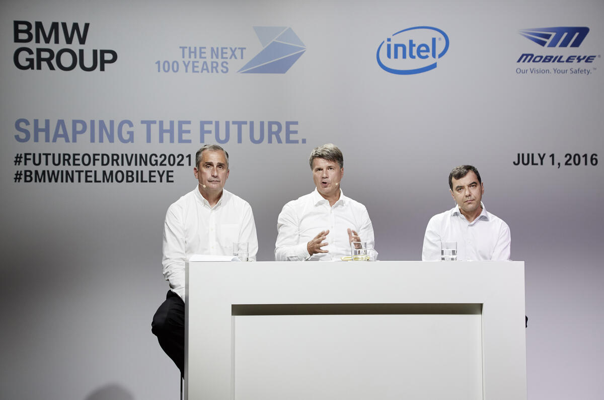 BMW Intel Mobileye press conference