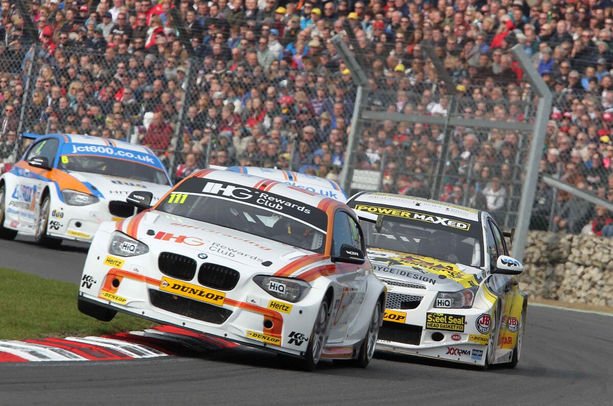 Three-time world touring car champion Andy Priaulx was a BTCC race winner in 2015