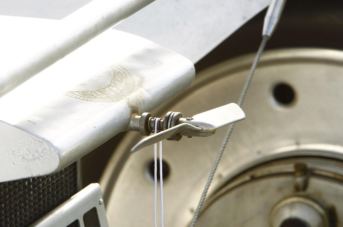 The exquisite details of a classic machine