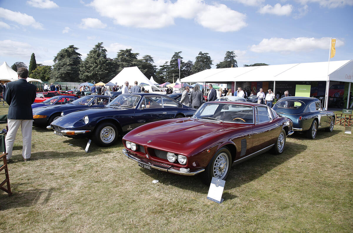 Cars, food and coffee at Blenheim Palace
