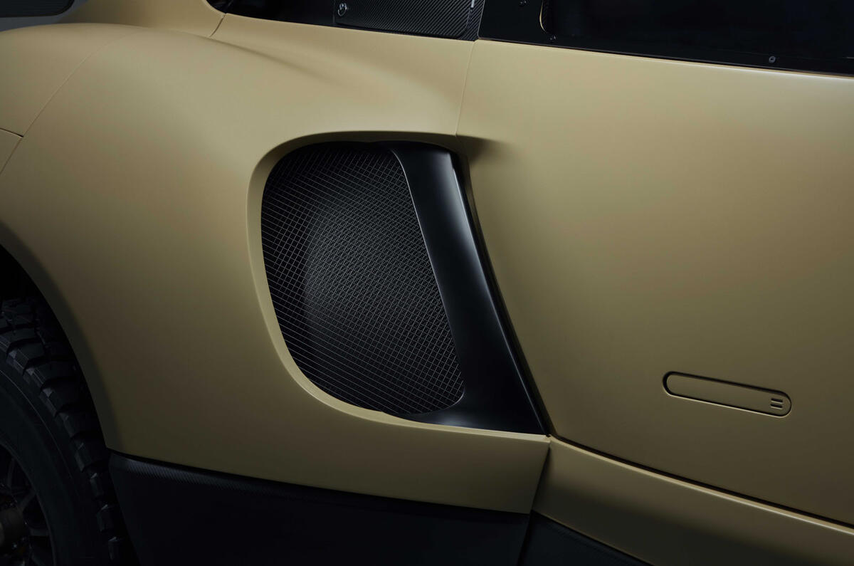 Prodrive Hunter sidepod Prodrive Hunter sidepod