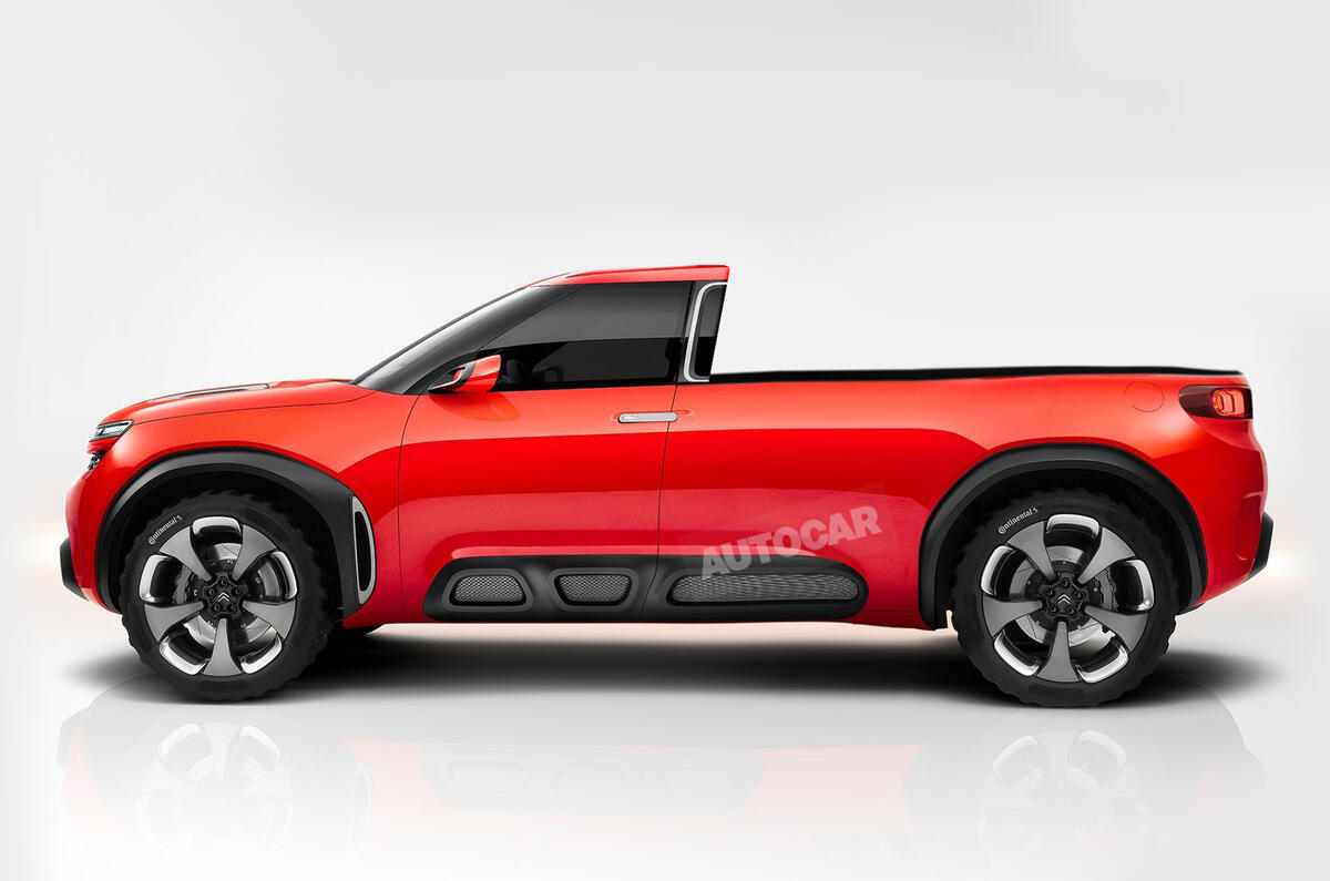 PSA pick-up truck