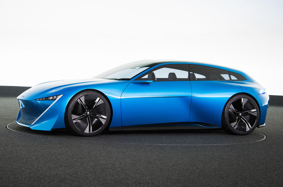 Peugeot Instinct concept side and headlight