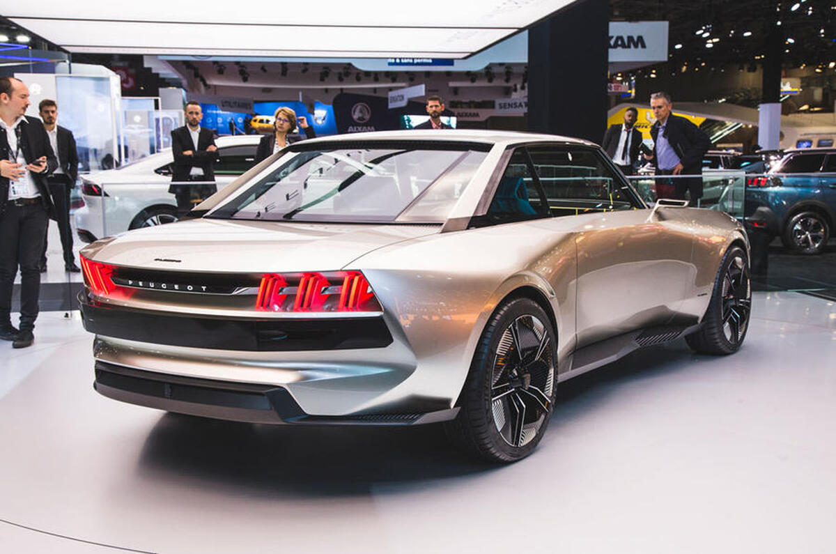 Peugeot e-Legend concept Paris motor show