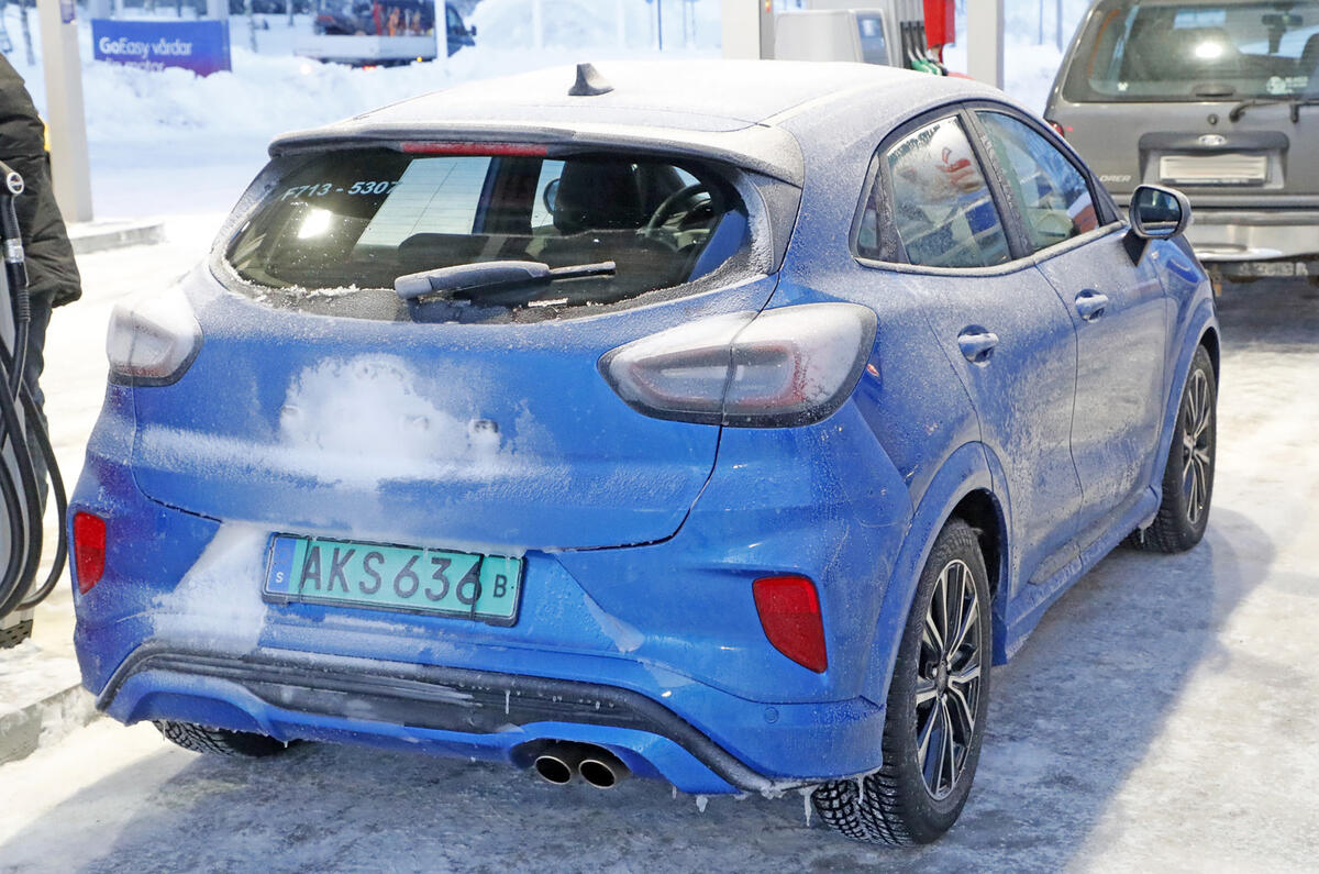 2020 Ford Puma ST prototype - rear 2020 Ford Puma ST prototype - rear
