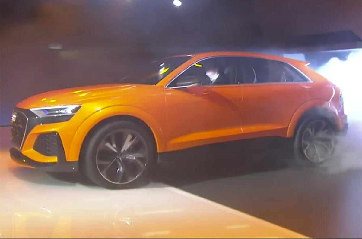 Audi Q8 leaked pic Audi Q8 leaked pic