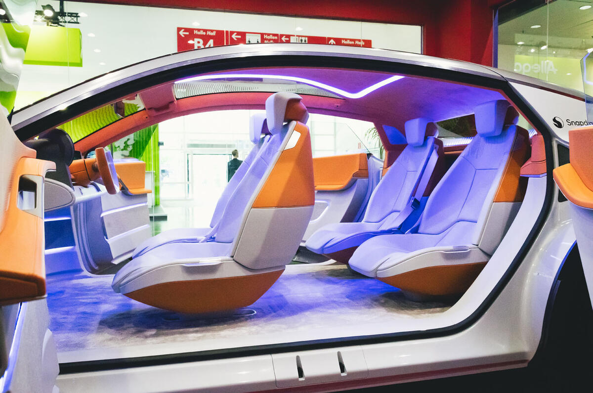 Qualcomm concept car interior Qualcomm concept car interior