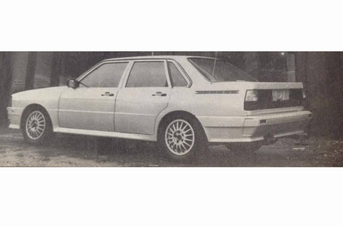 Artz Audi Quattro/Audi 80 combination car Artz Audi Quattro/Audi 80 combination car
