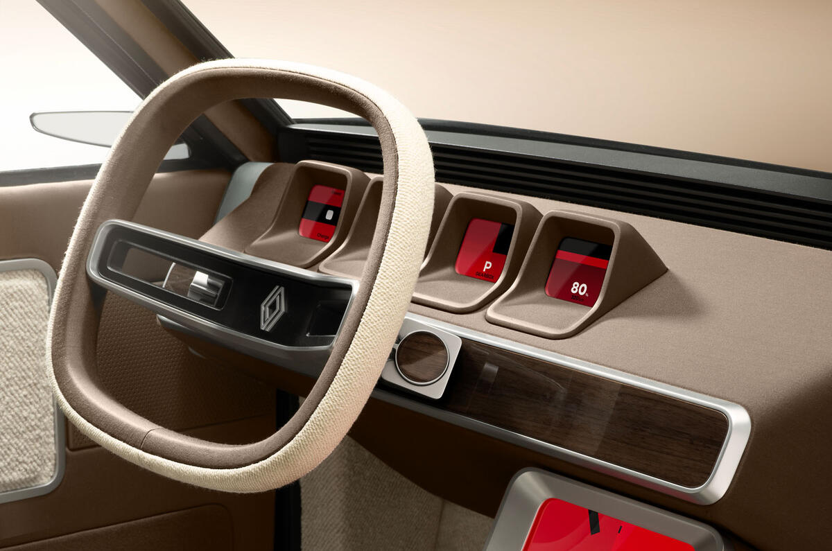 R17 Electric Restomod interior close R17 Electric Restomod interior close