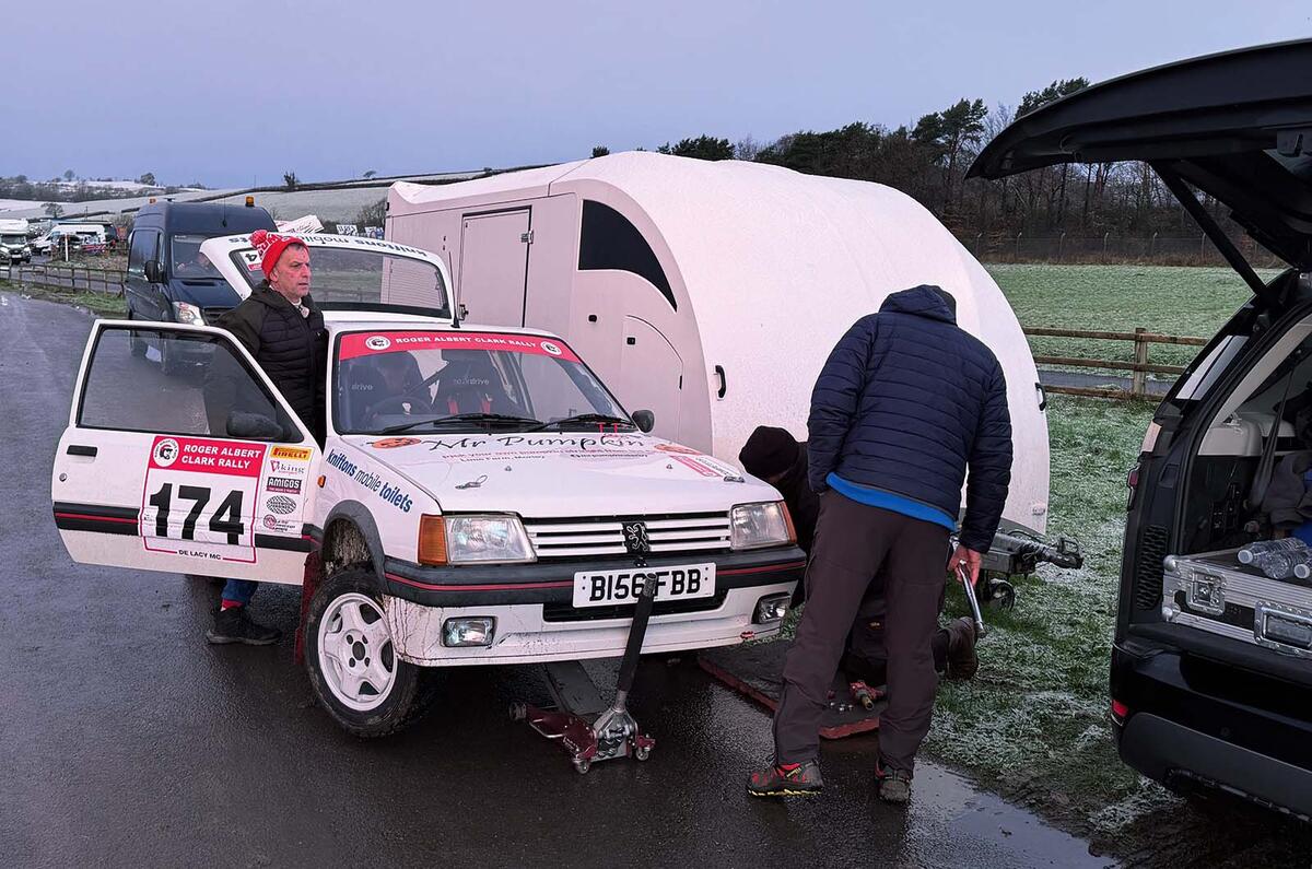 RAC Rally feature service start