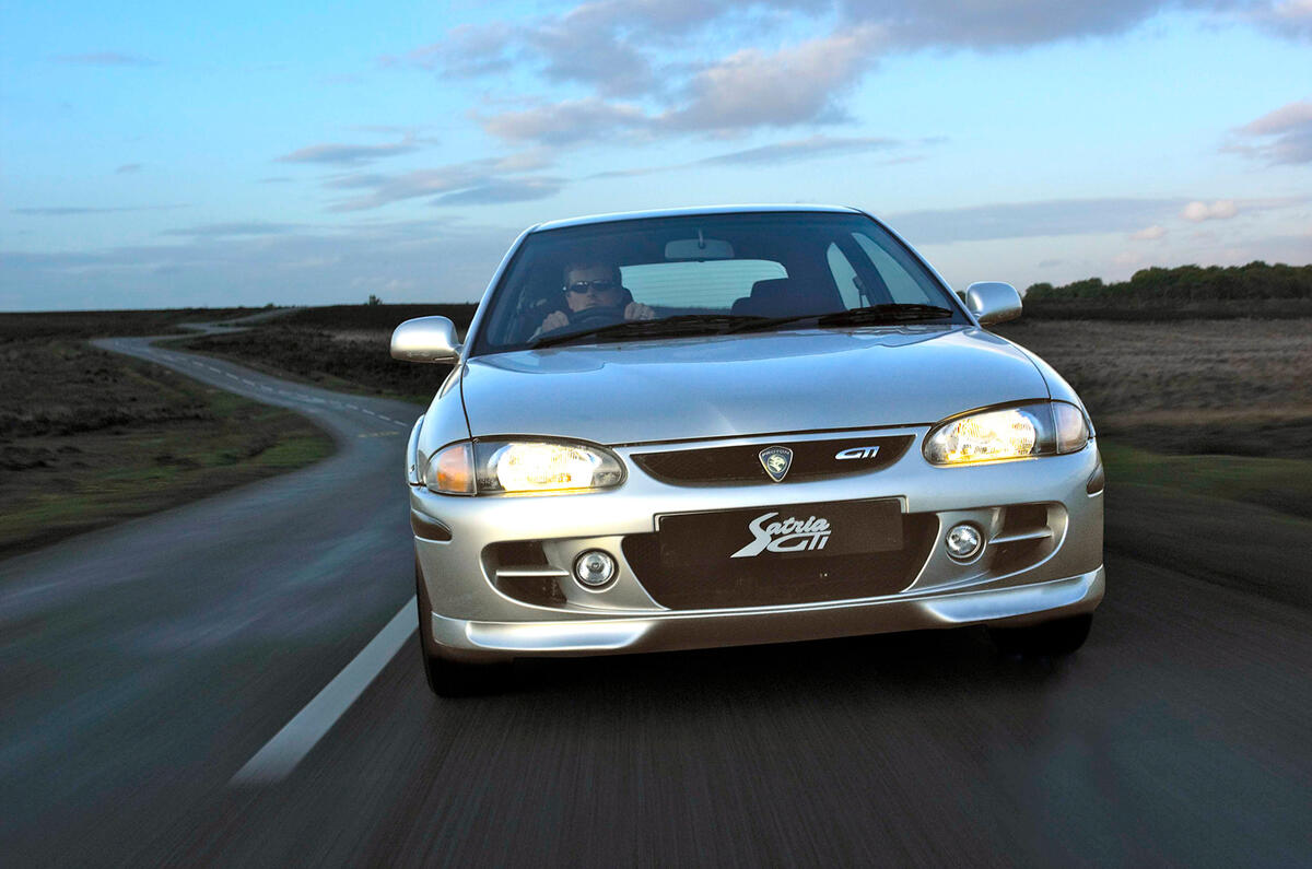 The Proton Satria GTI Lotus got rave reviews in 1999 The Proton Satria GTI Lotus got rave reviews in 1999