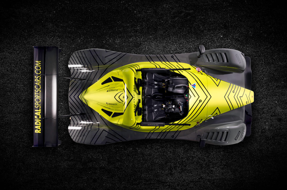 Autocar writers car of 2020   Radical SR3XX aerial view Autocar writers car of 2020   Radical SR3XX aerial view