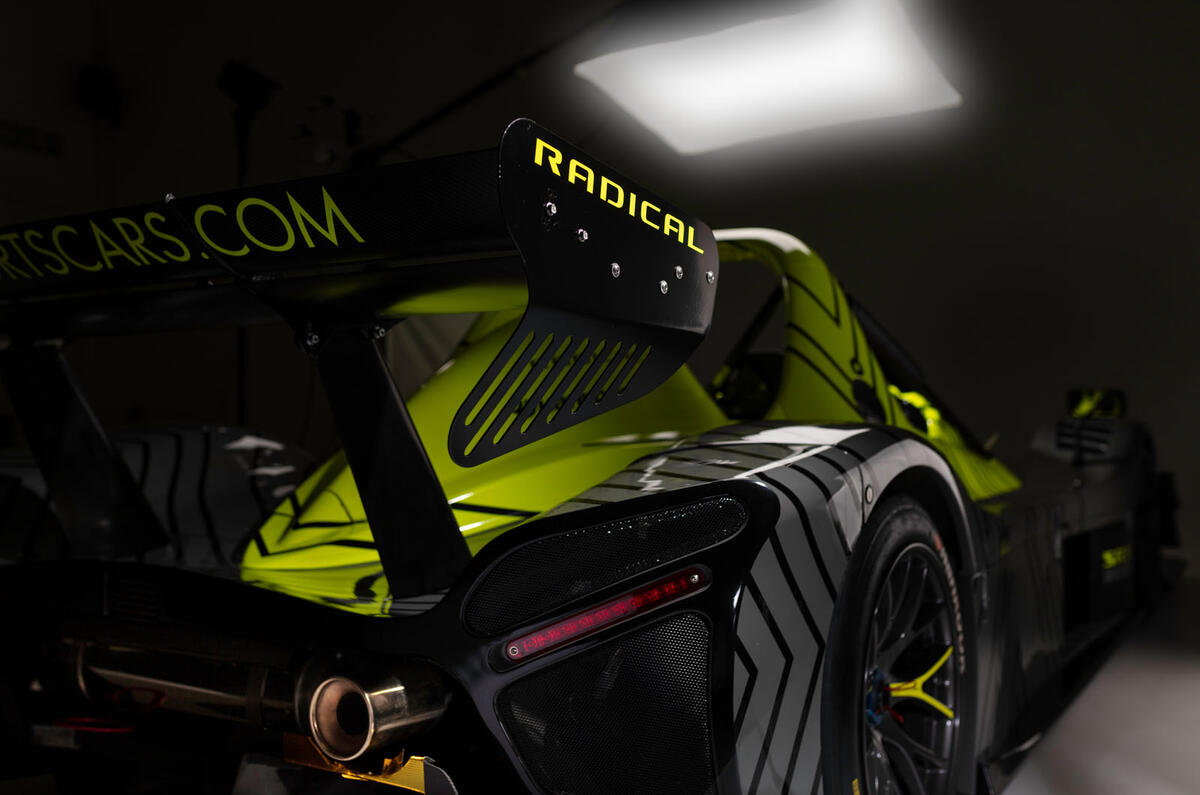 Autocar writers car of 2020   Radical SR3XX rear wing Autocar writers car of 2020   Radical SR3XX rear wing