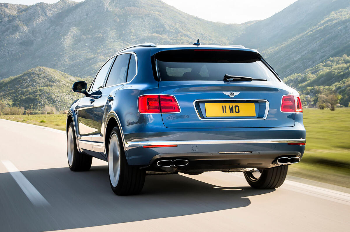 Bentley Bentayga diesel prototype drive