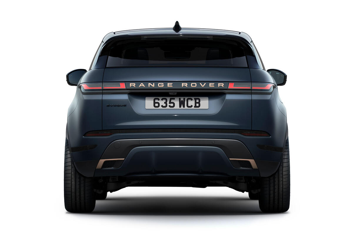 Range Rover Evoque 2023 rear static Range Rover Evoque 2023 rear static