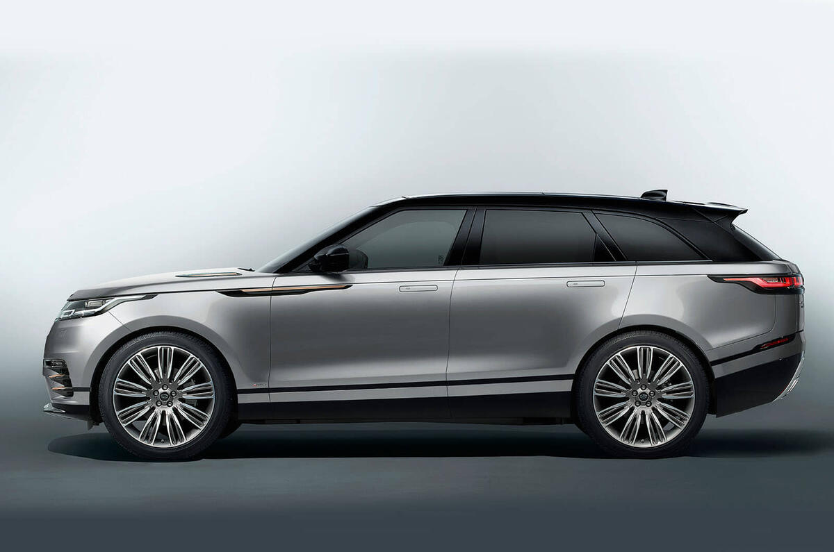 range rover velar side