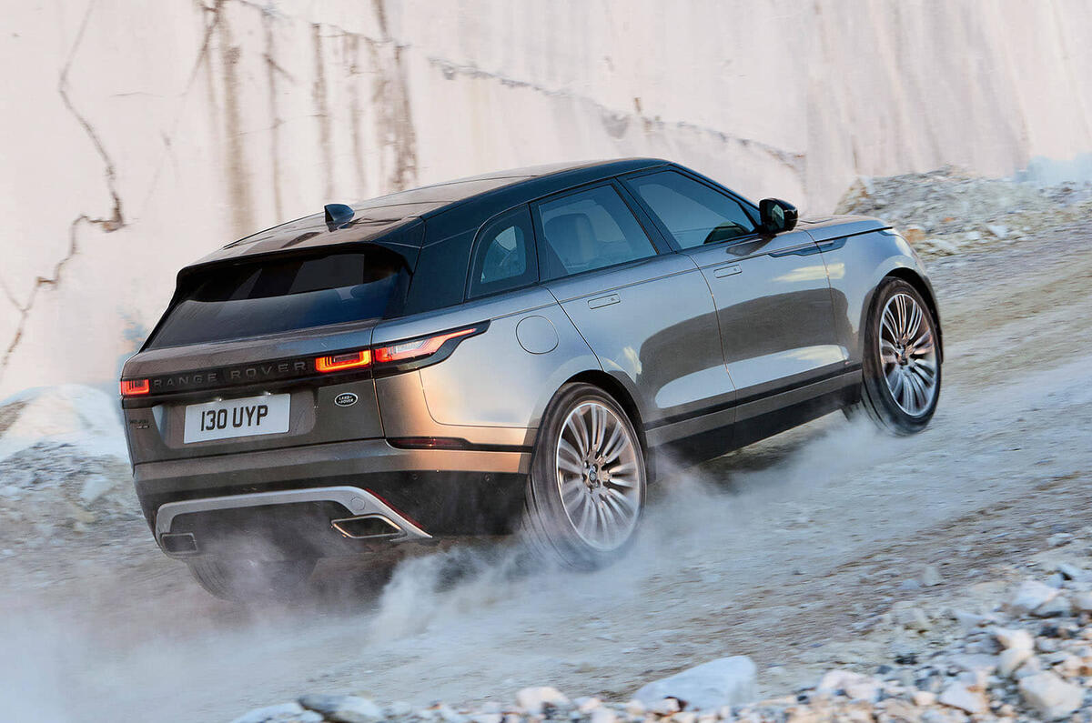range rover velar hill climb