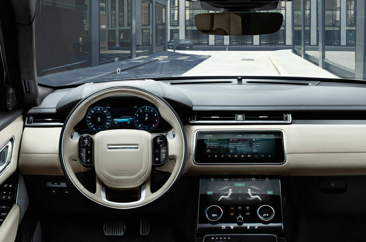 range rover velar interior dash