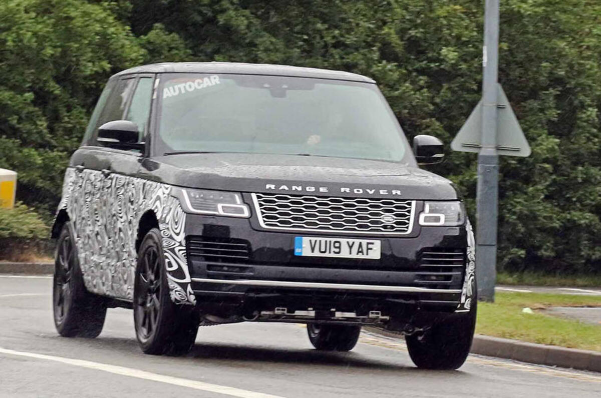 Land Rover Range Rover spy shots