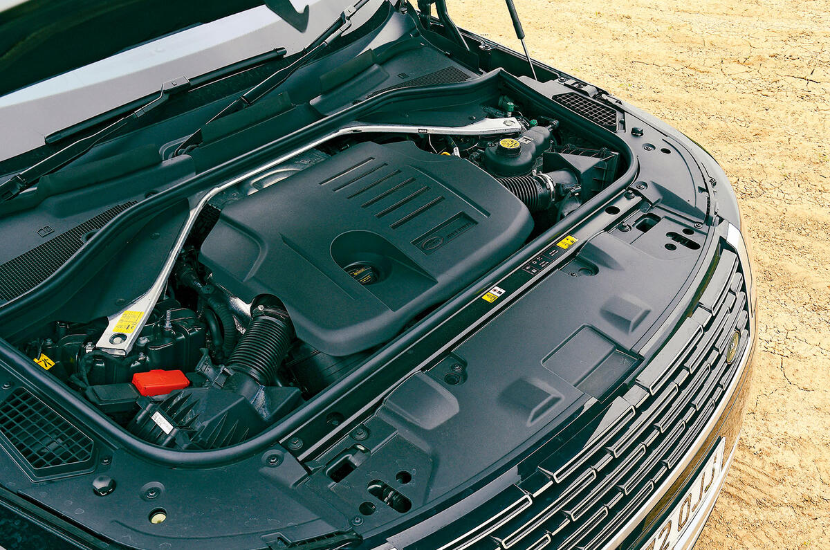 Range Rover engine bay Range Rover engine bay