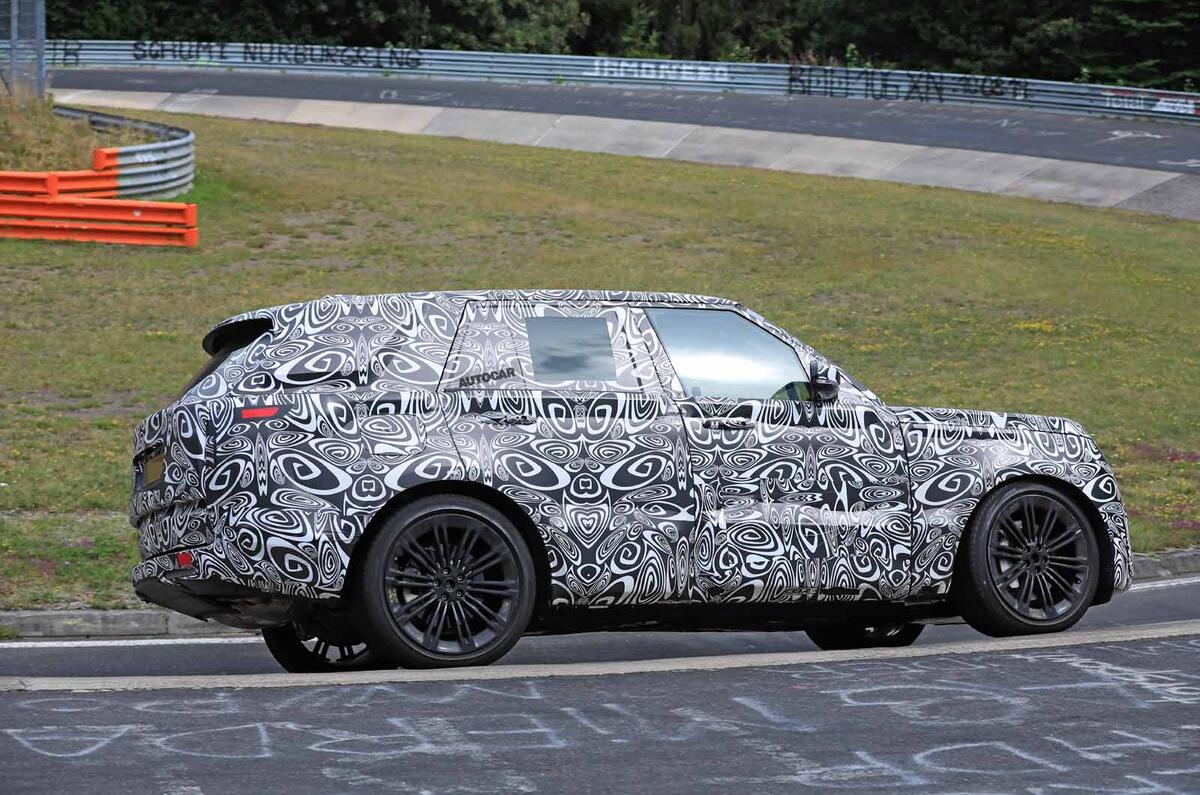 Range Rover prototype Nurburgring side carousel Range Rover prototype Nurburgring side carousel
