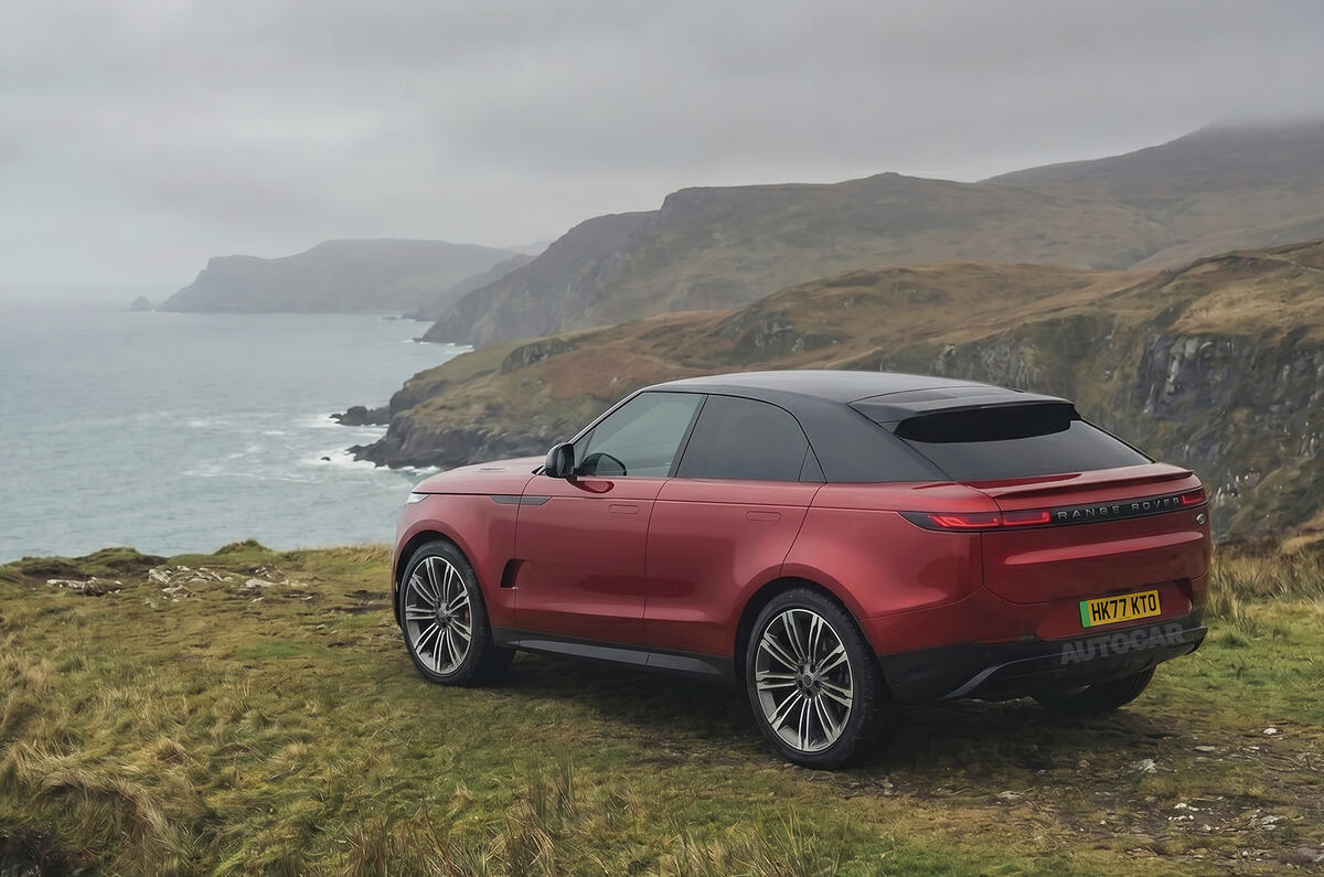range rover velar rear render 2026