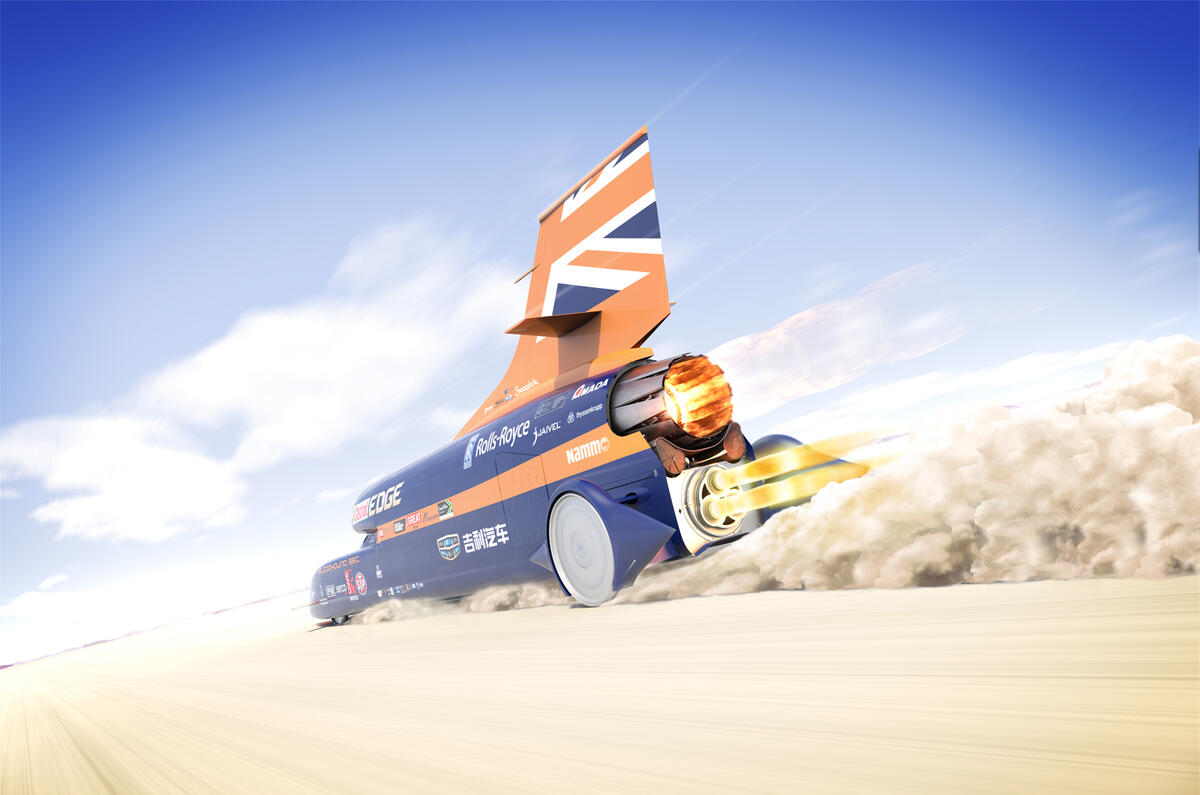 1000mph Bloodhound SSC successfully completes two 200mph runs