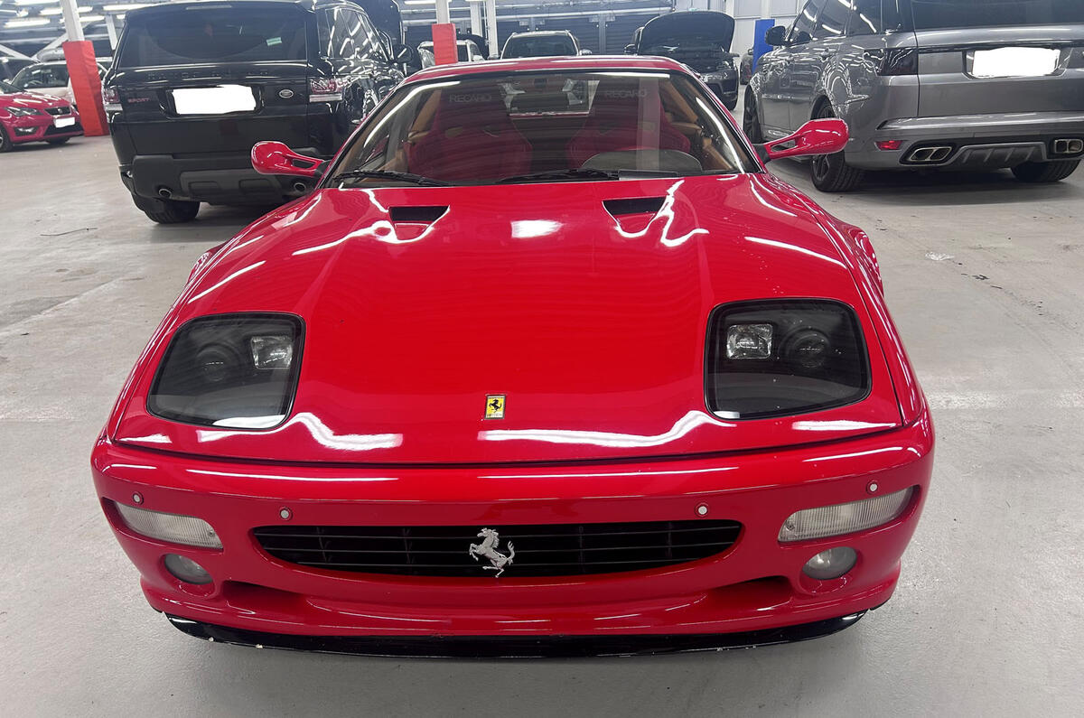 Recovered Ferrari 512M front