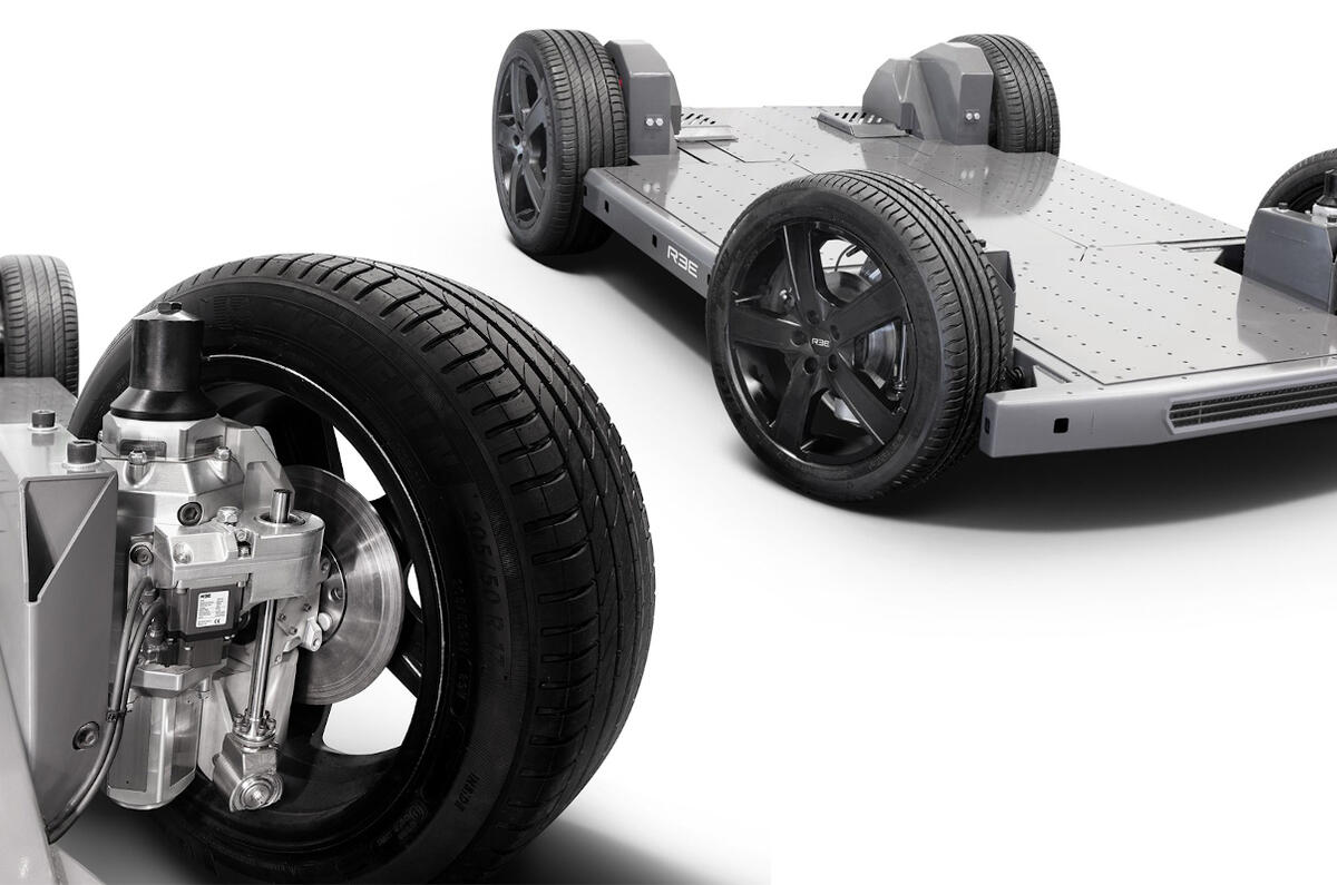 REE fully flat EV platform & REEcorner