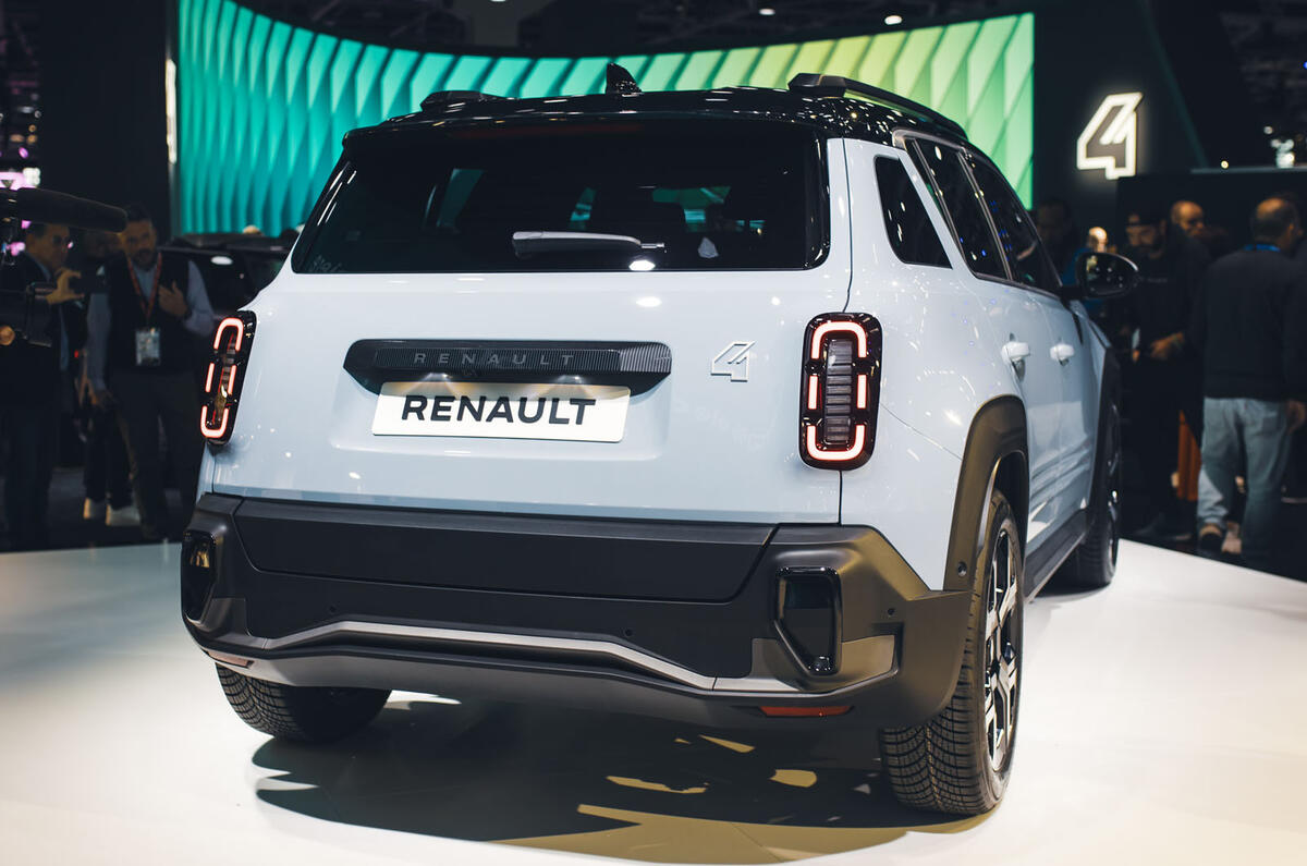 Renault 4 Paris motor show rear Renault 4 Paris motor show rear